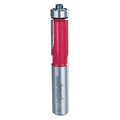 Diablo Freud 1/2 in. D X 1/2 in. X 3-1/4 in. L Carbide Bearing Flush Trim Router Bit 42-110